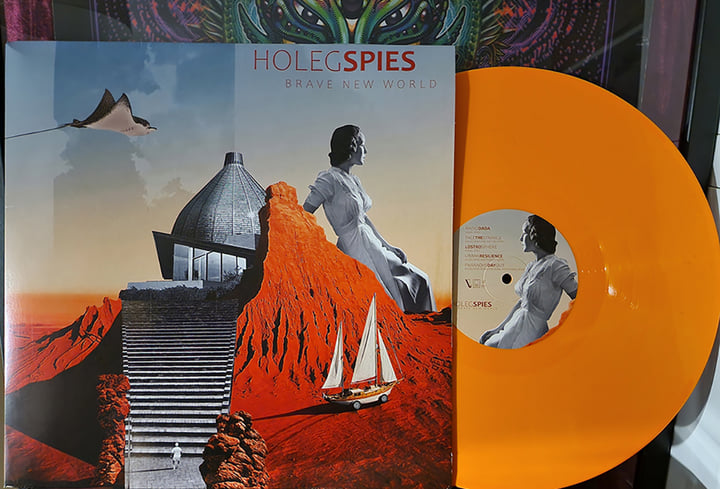 Holeg Spies | Brave New World (Download) | 1LP Coloured Vinyl front cover