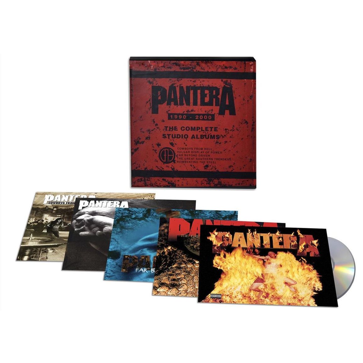 Pantera | Complete Studio Albums '90-'00 | 5CD front cover