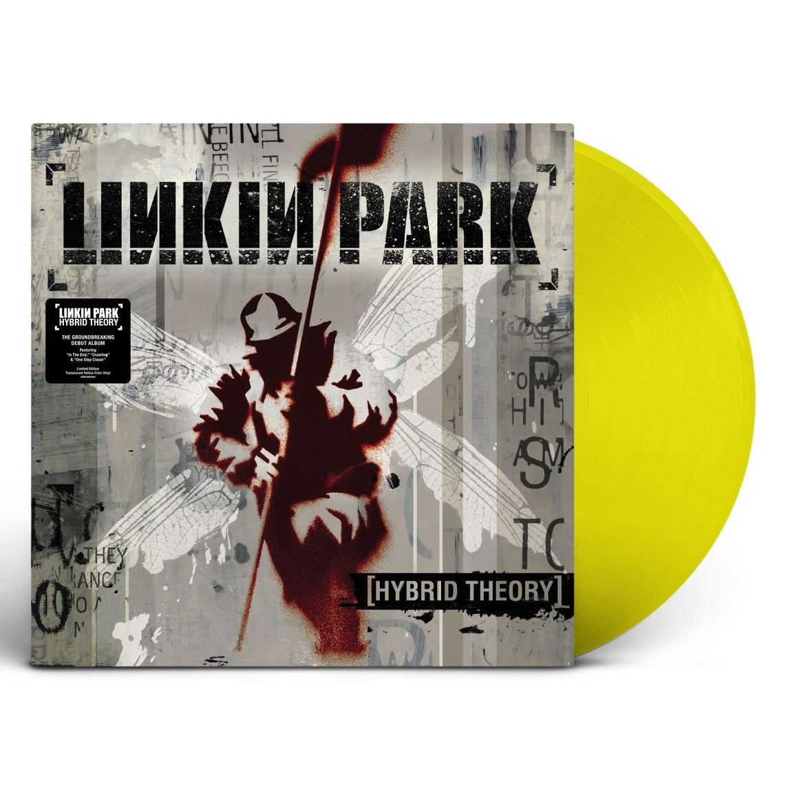 Linkin Park | Hybrid Theory | 1LP Gatefold Sleeve Coloured Vinyl Translucent Yellow front cover