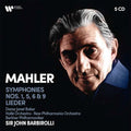 Sir John Barbirolli | Mahler: Symphonies Nos. 1, 5, 6 & 9 / Lieder | 5CD