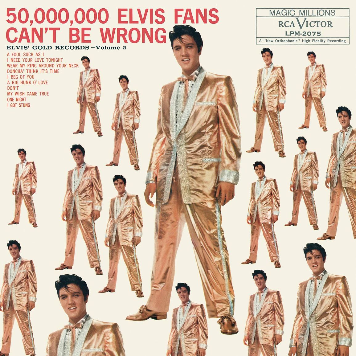 Presley, Elvis | 50,000,000 Elvis Fans Can't Be Wrong | 1LP front cover