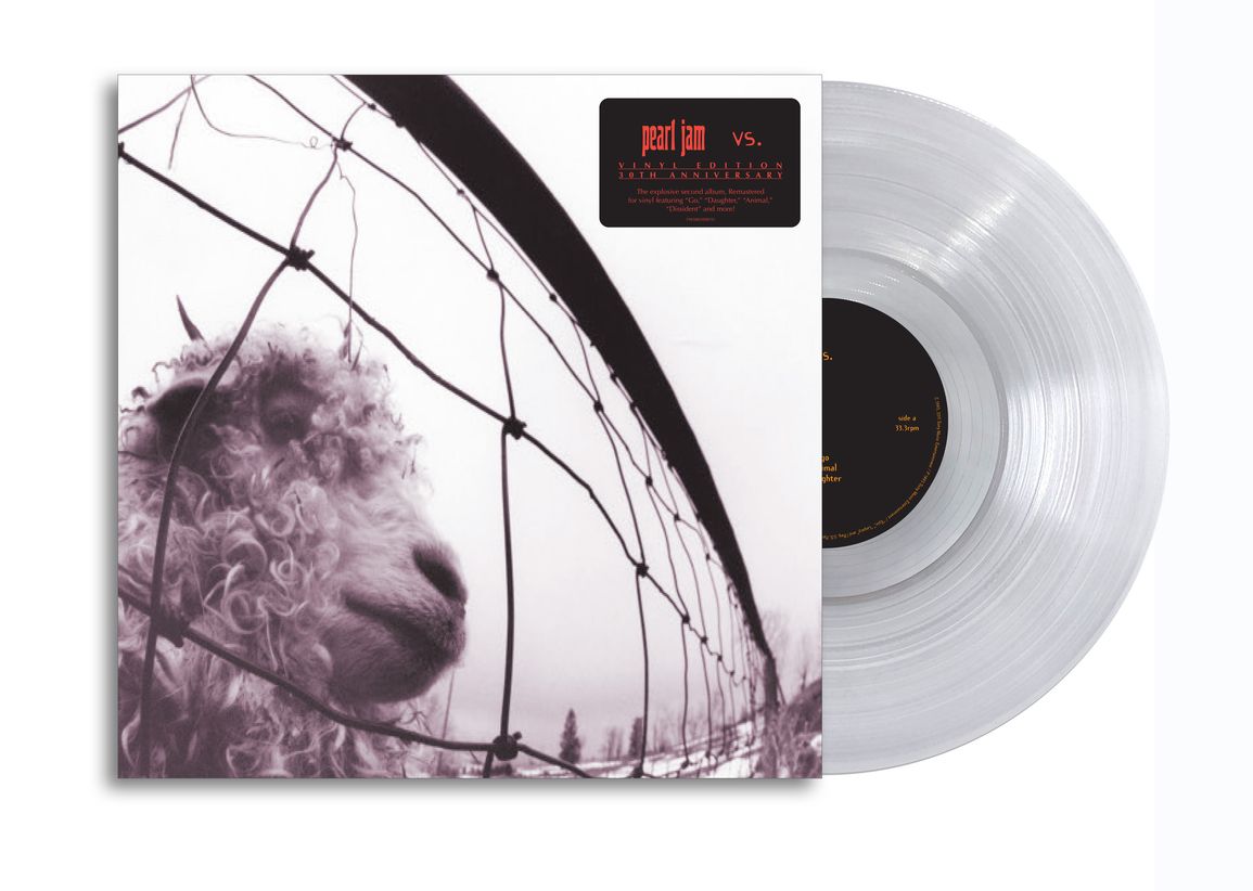 Pearl Jam | Vs. 30th Ann. | 1LP Gatefold Sleeve  Coloured Vinyl Clear front cover