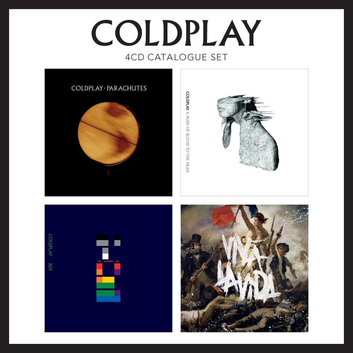 Coldplay | Parachutes / A Rush of Blood to the Head / X&Y / Viva la Vida | 4CD