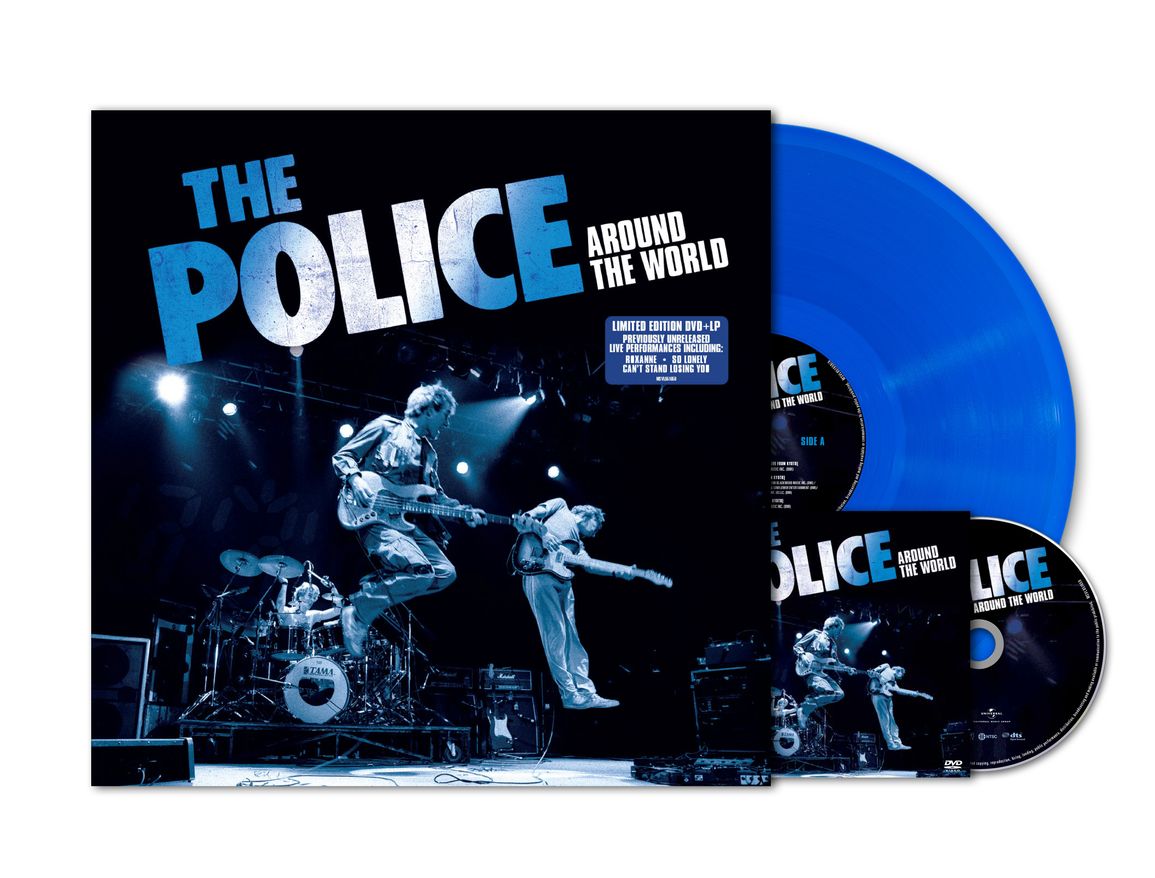 Police | Around The World | 1LP Coloured Vinyl Dvd front cover