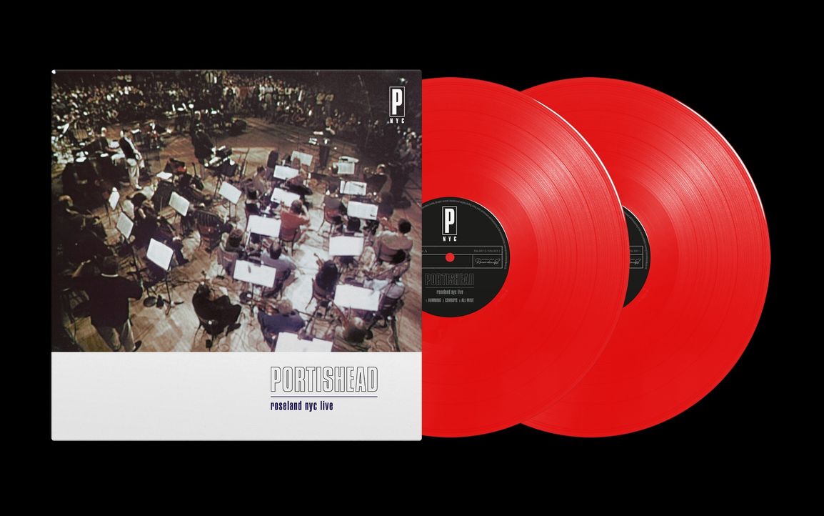 Portishead | Roseland NYC Live (POSTER / 25th Anniv) | 2LP Coloured Vinyl Red front cover