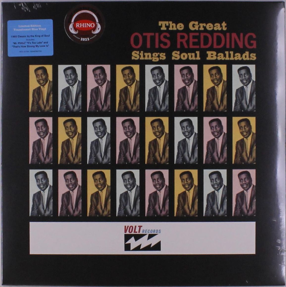 Redding, Otis | The Great Otis Redding Sings (LTD) | 1LP Coloured Vinyl Blue front cover