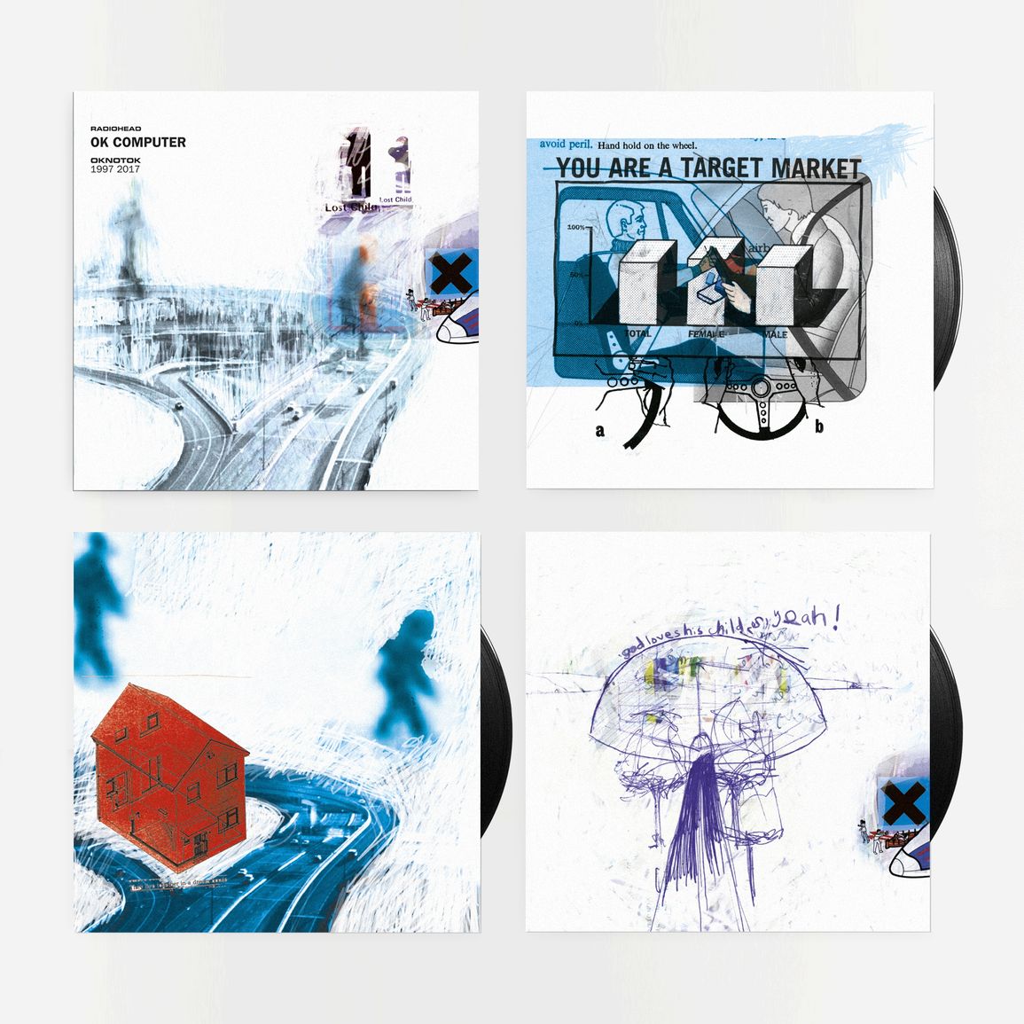 Radiohead | OK Computer OKNOTOK (Bsides) | 3LP - 180g Coloured Vinyl Black front cover