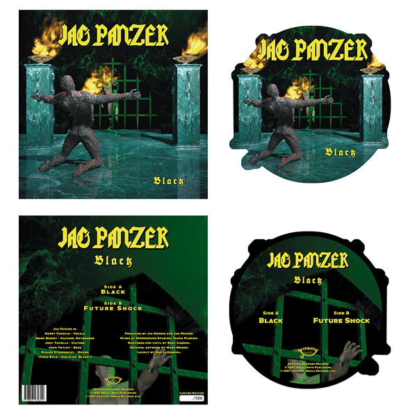 Jag Panzer | Black (Shaped Pic Disc) | LP