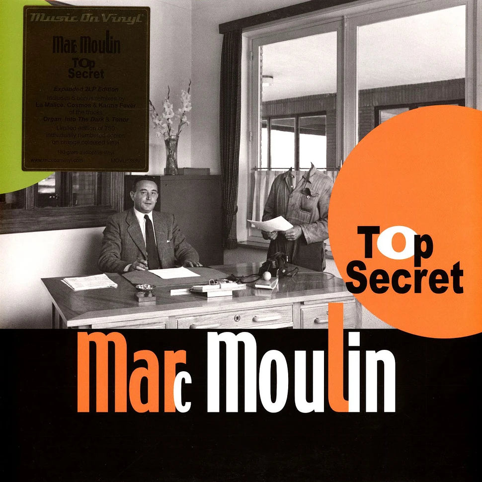 Moulin, Marc | Top Secret | 2LP Coloured Vinyl front cover