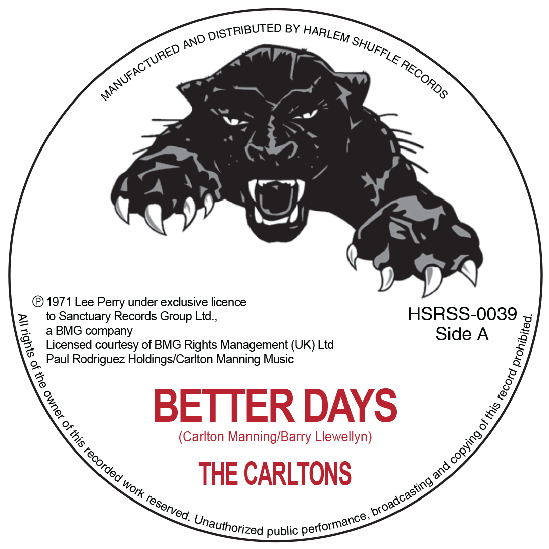 Carltons Better Days | Lee Perry Station Underground News (7in) | 1LP