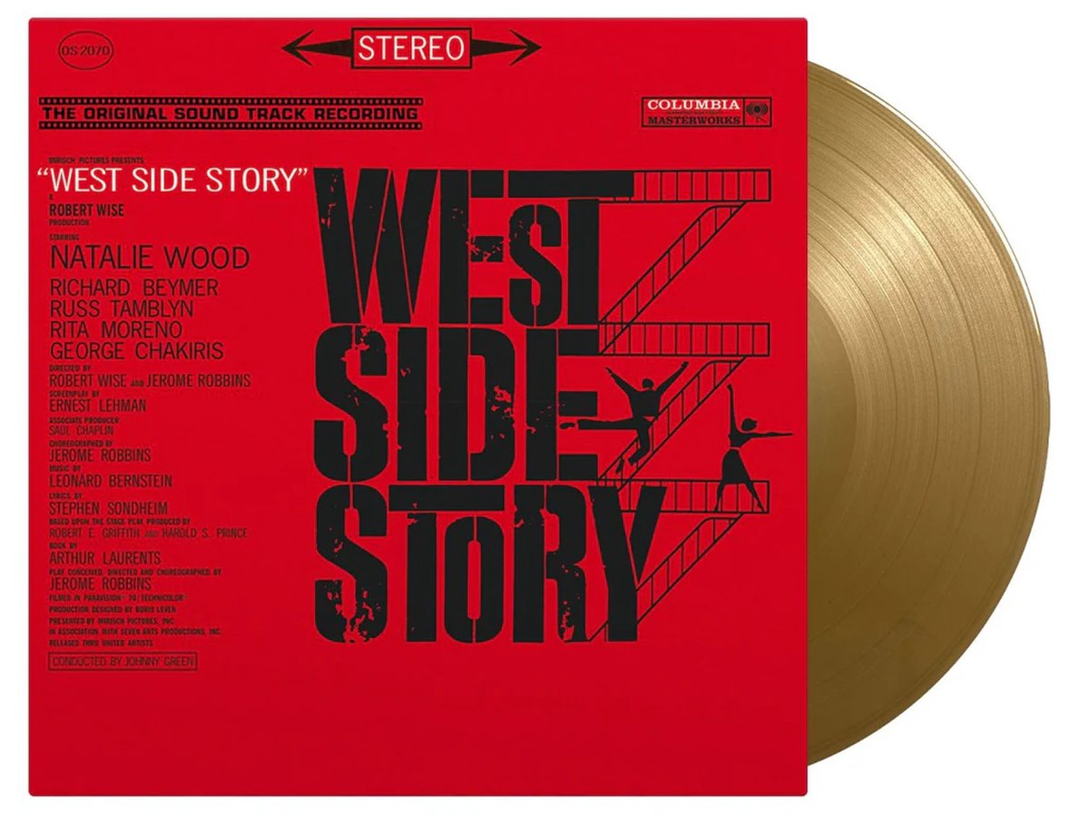 OST (Official Soundtrack) | West Side Story | 2LP Coloured Vinyl Gold front cover