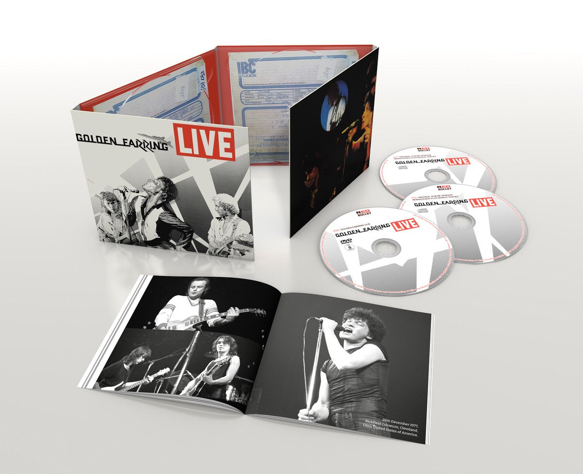 Golden Earring | Live (Remastered & expanded) (2CD+DVD) | CD front cover