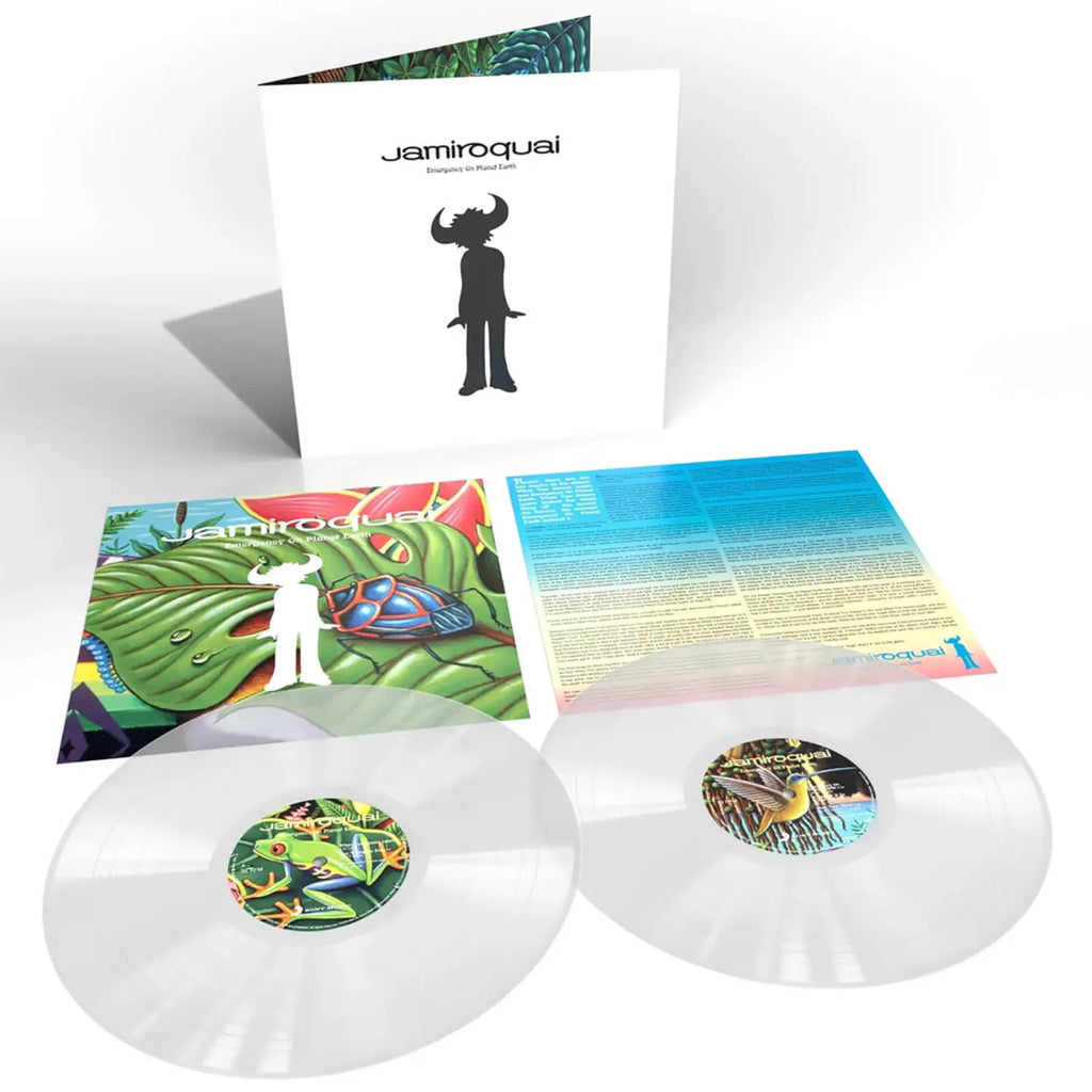 Jamiroquai | Emergency on Planet Earth | 2LP Gatefold Sleeve  Coloured Vinyl Clear front cover