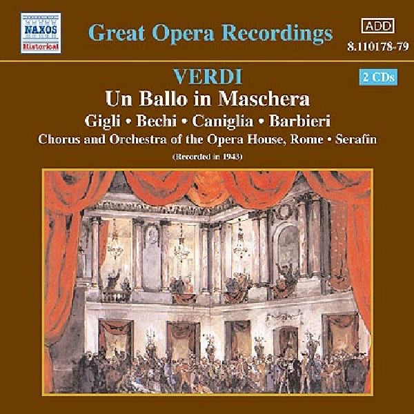 Soloists | Verdi Un Ballo In Maschera | CD