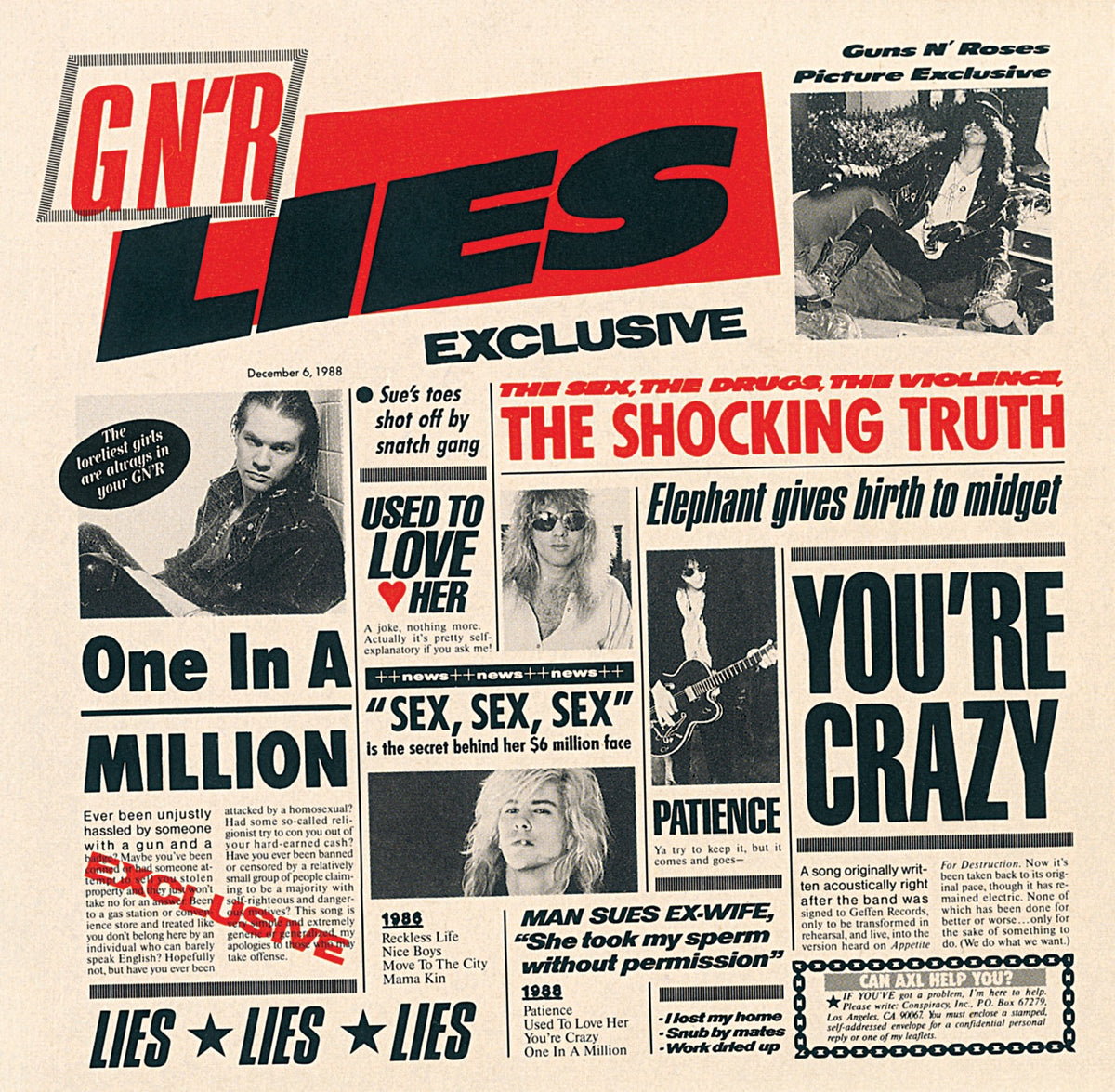 Guns N Roses | G N R Lies | CD