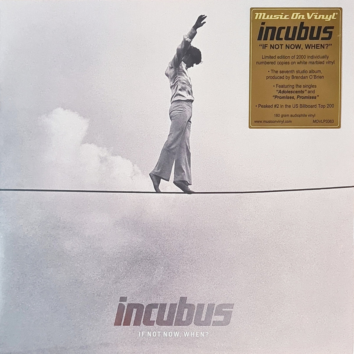 Incubus | If Not Now, When? | 2LP Coloured Vinyl Black front cover