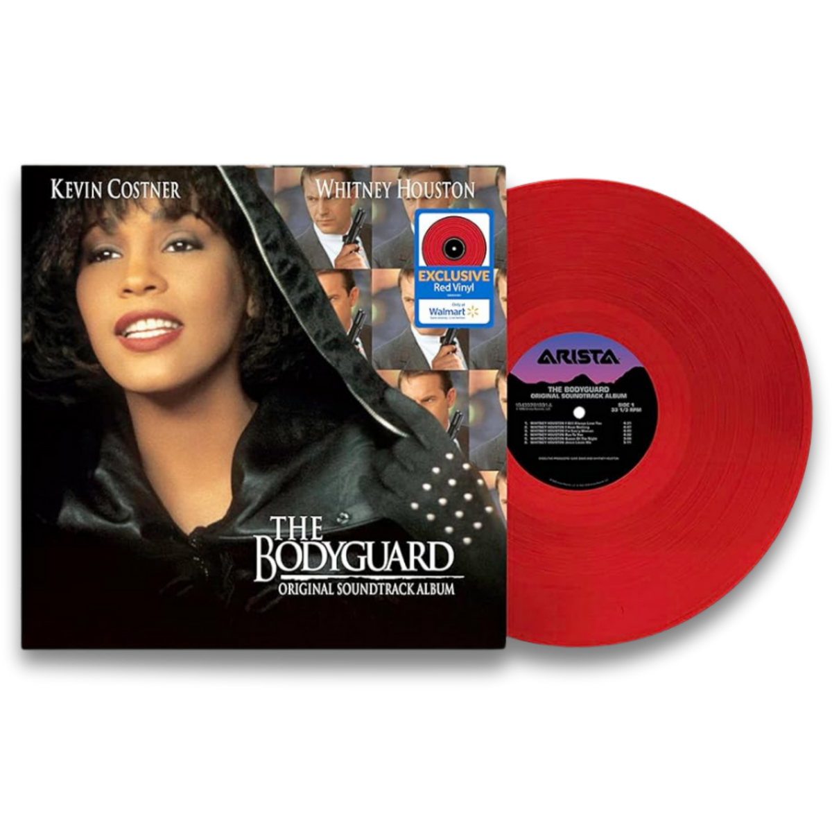 OST (Official Soundtrack) | Houston, Whitney / The Bodyguard (2022) | 1LP Coloured Vinyl Red front cover