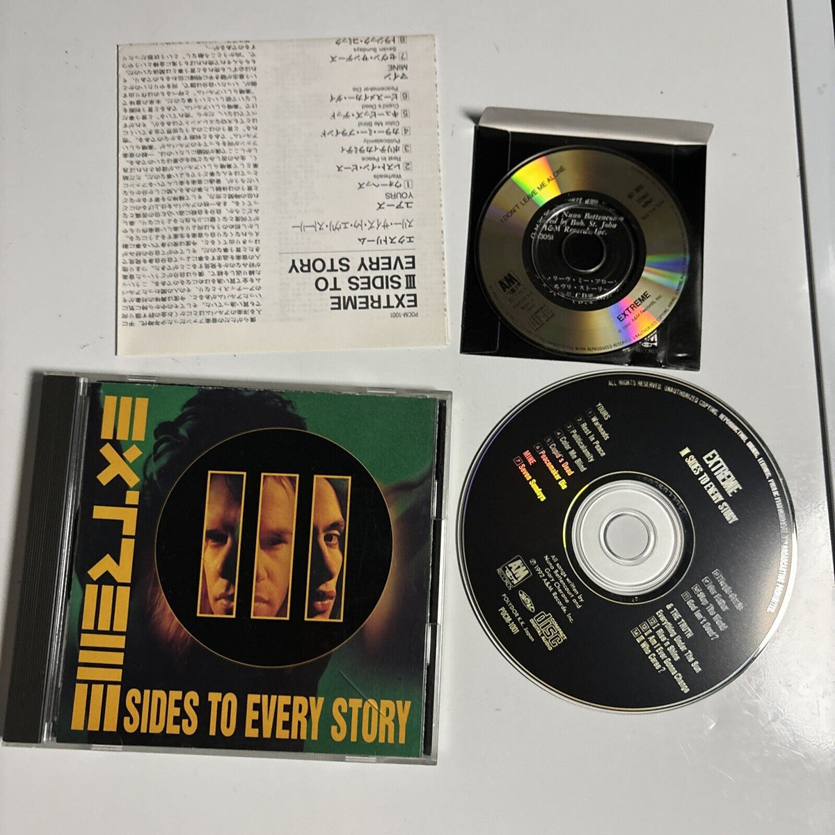 Extreme | III Sides To Every Story | CD front cover