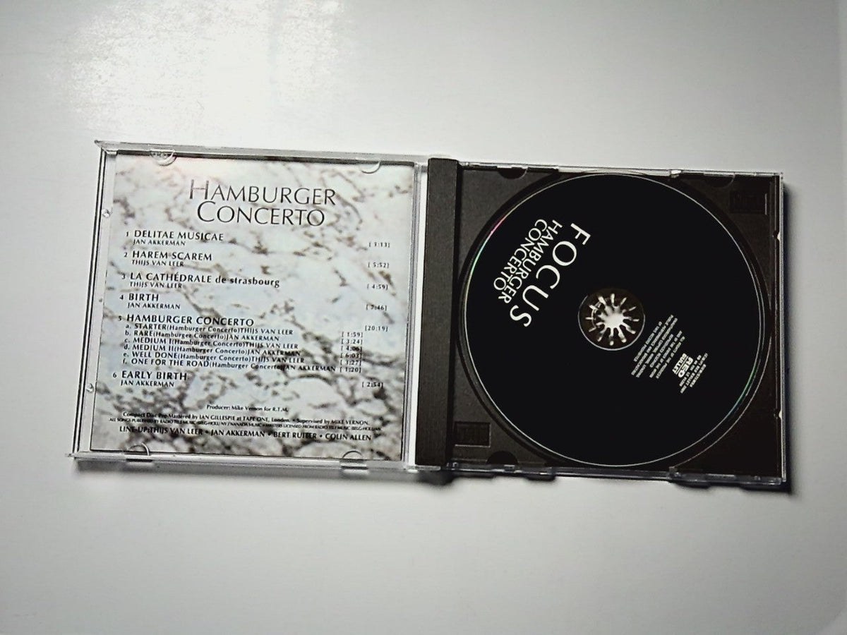 Focus | Hamburger Concerto | CD front cover