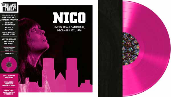 Nico | Live In Reims Cathedral - December 13th, 1974 (Transparent Magenta Vinyl 2lp) Black Friday 2025 | 2LP