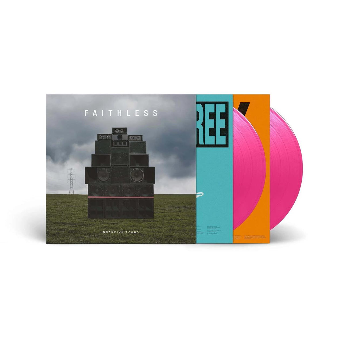 Faithless | Champion Sound | 2LP Gatefold Sleeve  Coloured Vinyl Pink front cover
