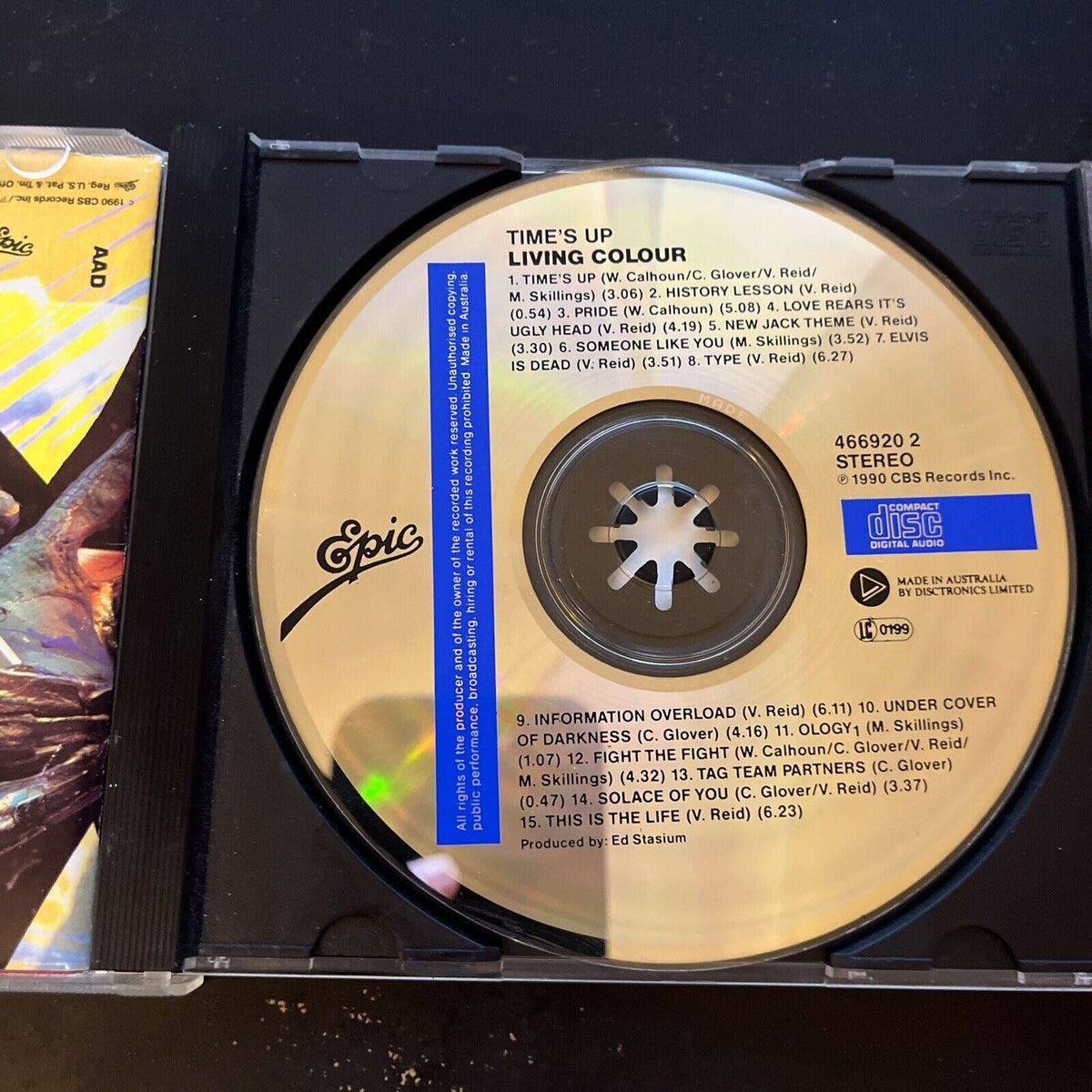 Living Colour - Time's Up CD cover