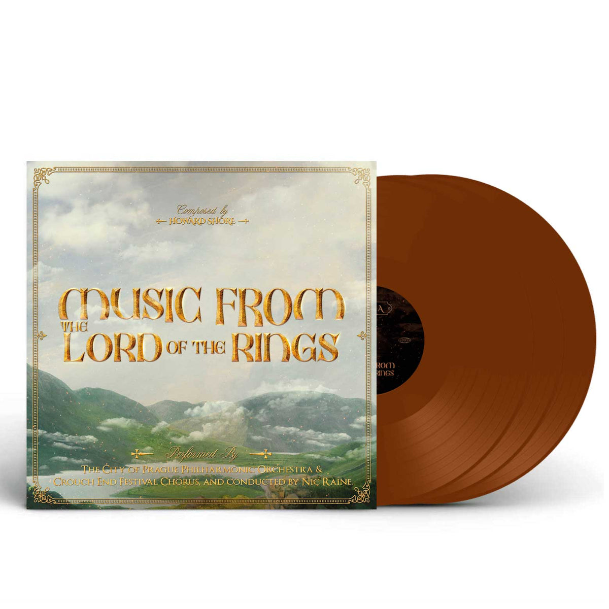 OST (Official Soundtrack) | The Lord Of The Rings Trilogy (TF) | 3LP Coloured Vinyl Brown front cover