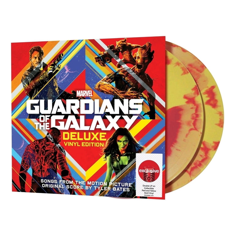 OST (Official Soundtrack) | Guardians Of The Galaxy | 2LP Coloured Vinyl Red Yellow Walmart front cover
