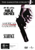 Johnny Depp, Denzel Washington & Al Pacino | Public Enemies / American Gangster / Scarface | 3DVD