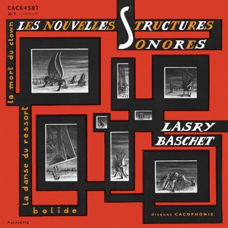 Lasry–Baschet | Les Nouvelles Structures Sonores | 7-inch Vinyl EP
