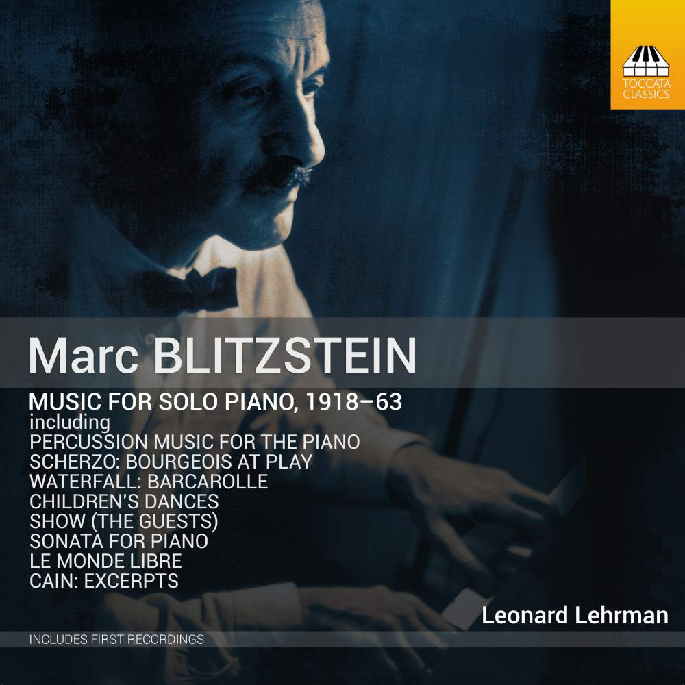 Lehrman, Leonard | Blitzstein Music For Solo Pia | CD