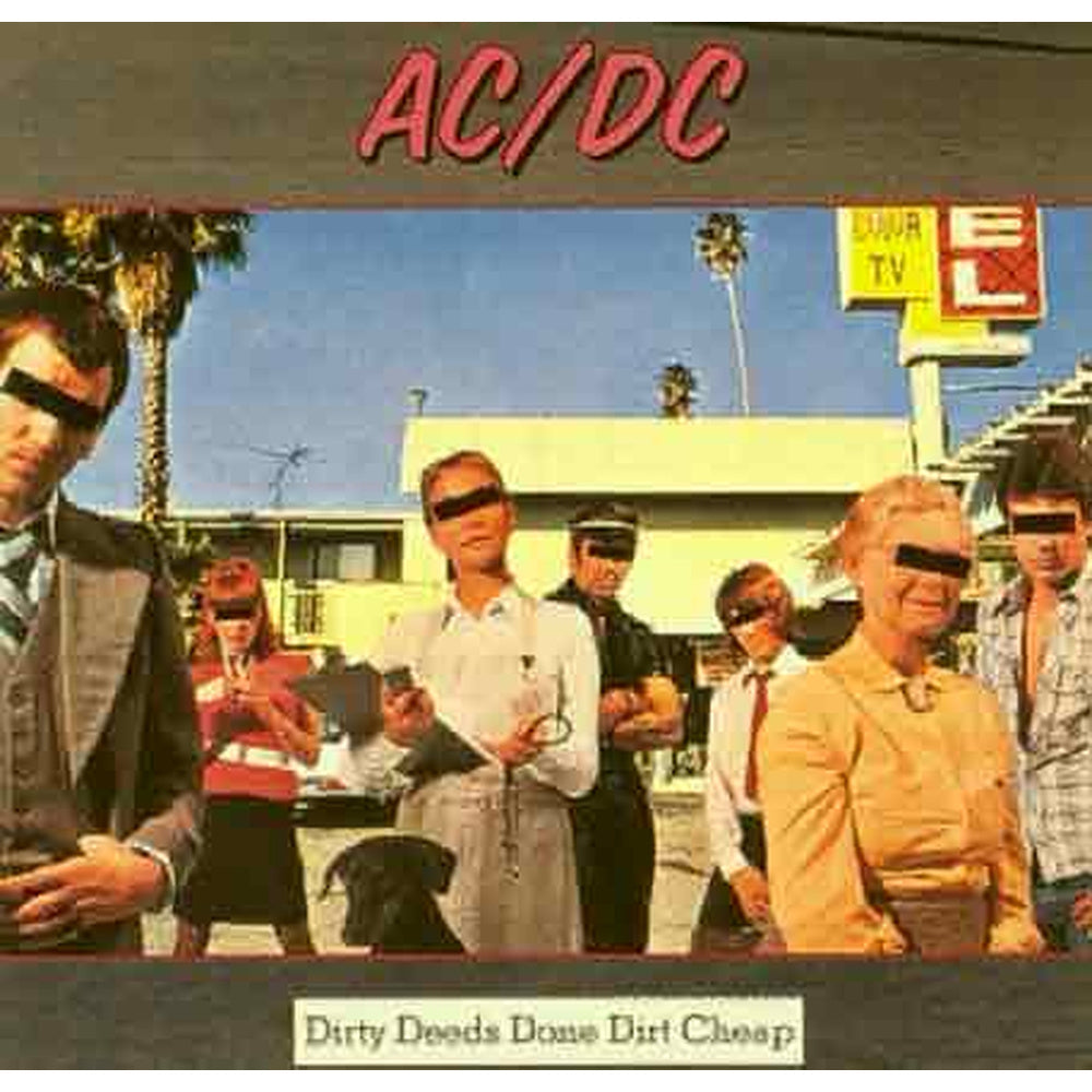 AC/DC | Dirty Deeds Done Dirt Cheap | 1LP — front cover