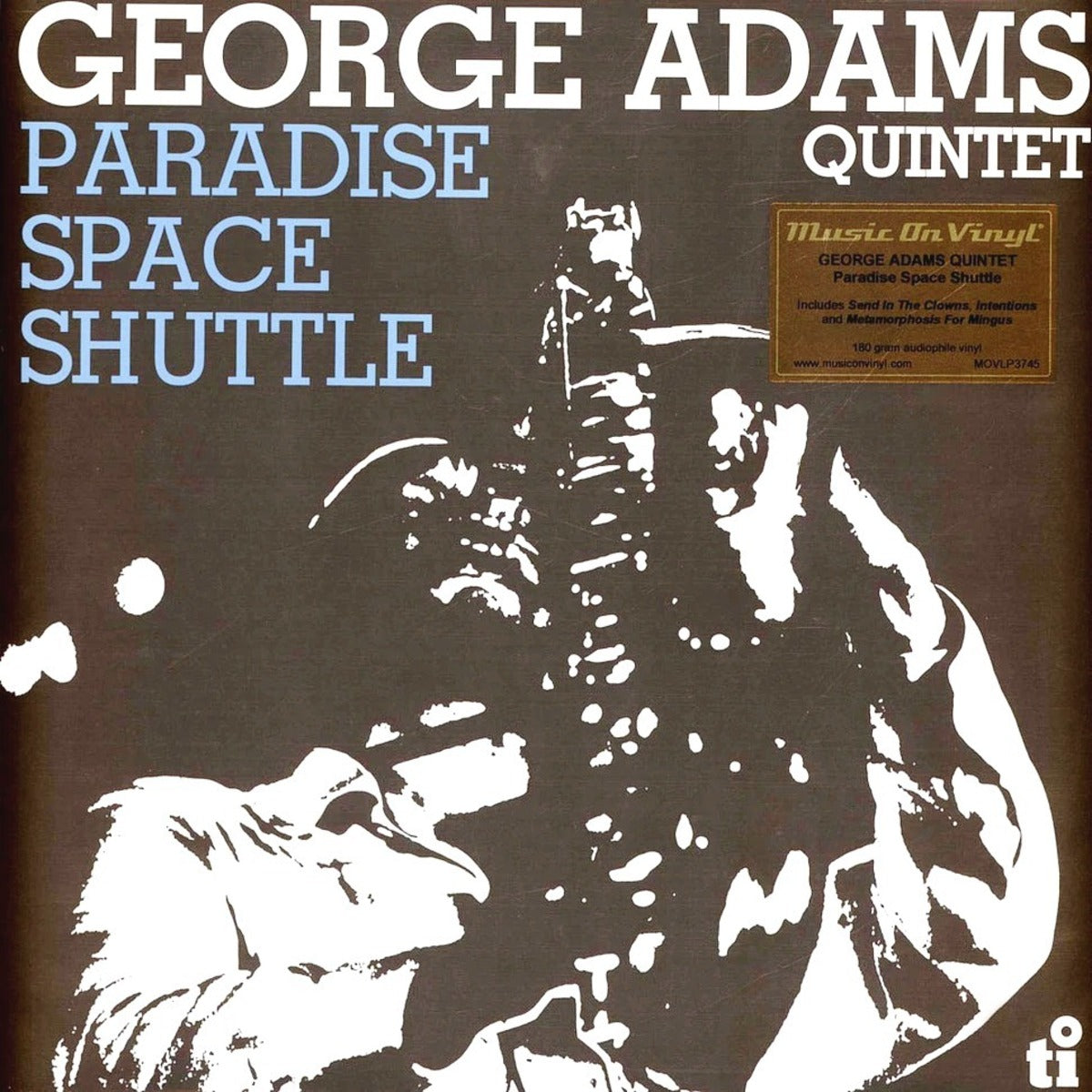 George Adams Quintet | Paradise Space Shuttle | 1LP Coloured Vinyl Black front cover