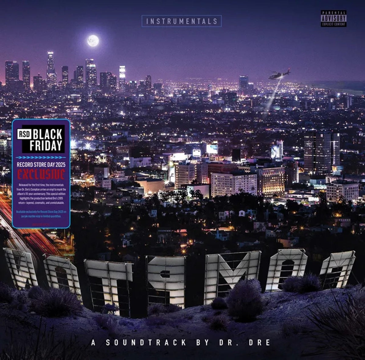 Dr. Dre | Compton (A Soundtrack By Dr. Dre): Instrumentals (Black Friday RSD 2025) (Purple marbled vinyl) | 1LP
