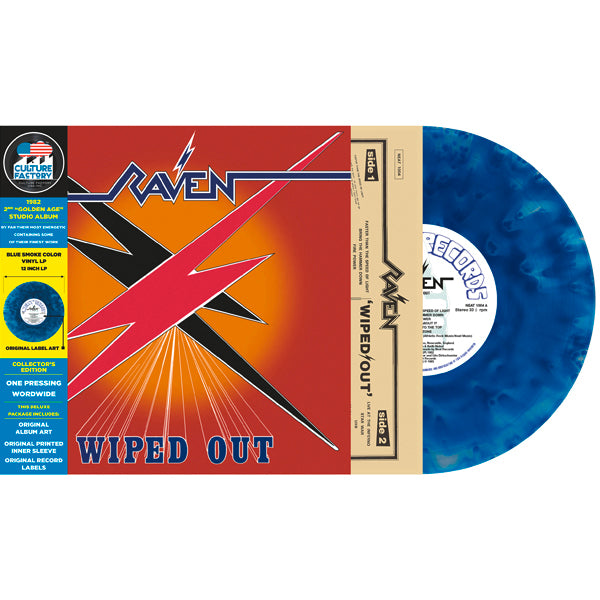 Raven | Wiped Out (Blue Smoke Vinyl) | LP