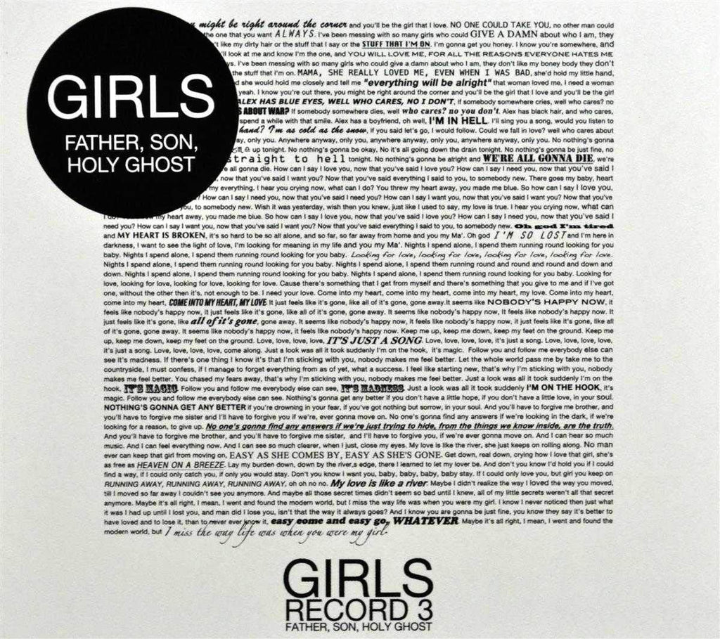 Girls | Father Son Holy Ghost Digipack | CD