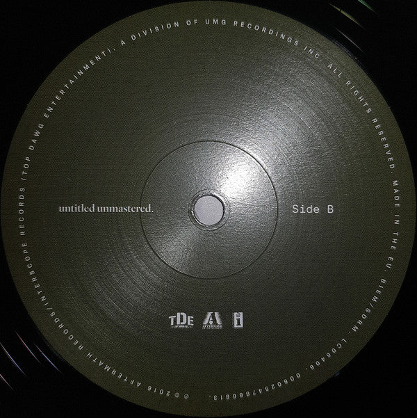 Kendrick Lamar - Untitled Unmastered