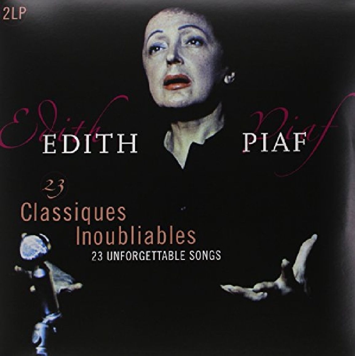 Piaf, Edith | 23 Classiques Inoubliables | 2LP front cover