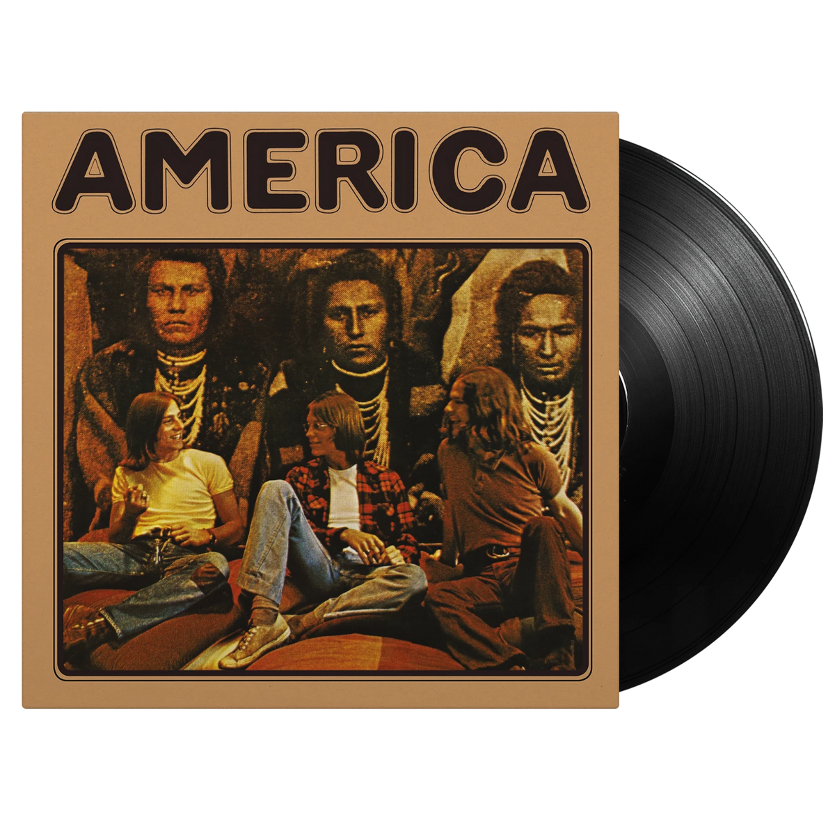 America - America vinyl front cover