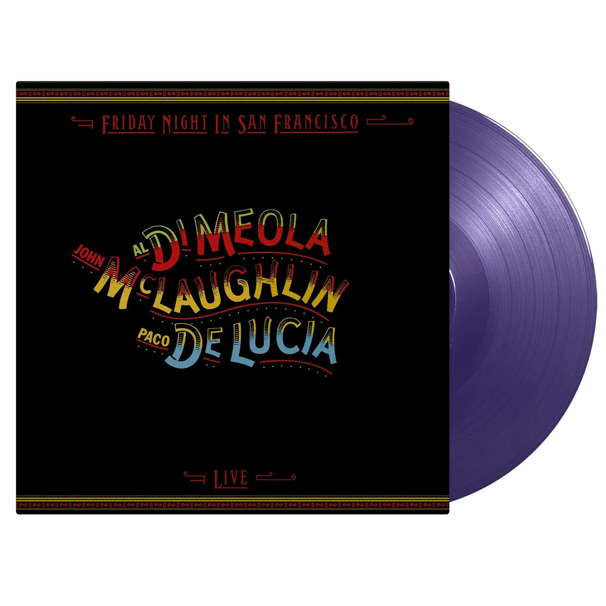 Al Di Meola, John McLaughlin & Paco de Lucía | Friday Night in San Francisco | 1LP Coloured Vinyl Purple
