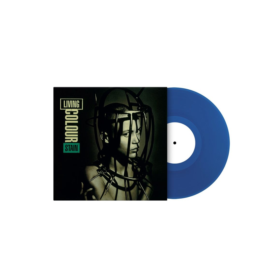 Living Colour | Stain | 1LP Coloured Vinyl Translucent Blue front cover
