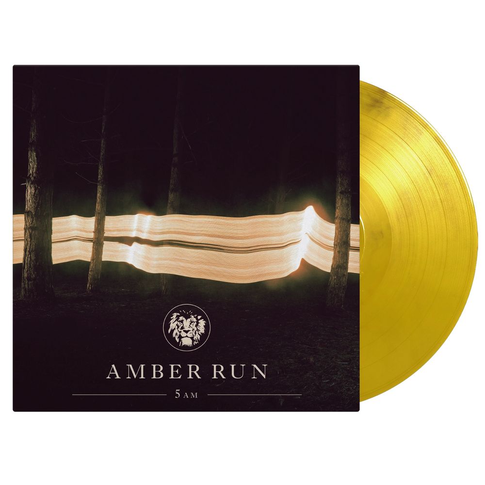 Amber Run - 5AM yellow and black marbled vinyl