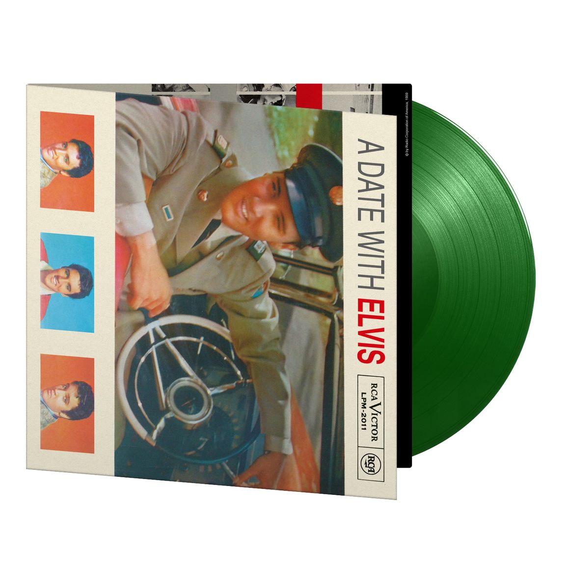 Presley, Elvis | A Date With Elvis | 1LP Coloured Vinyl Light Green front cover