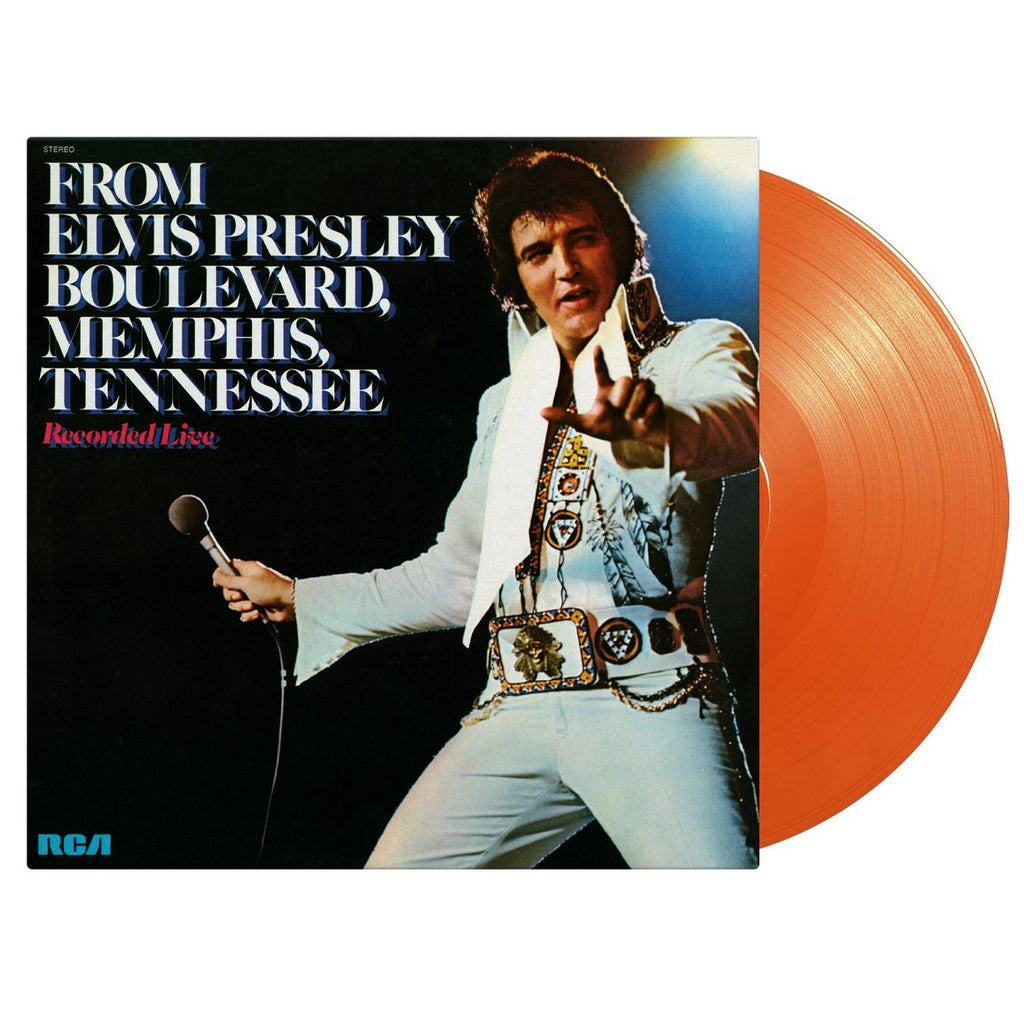 Presley, Elvis | From Elvis Presley Boulevard... | 1LP Coloured Vinyl Orange front cover