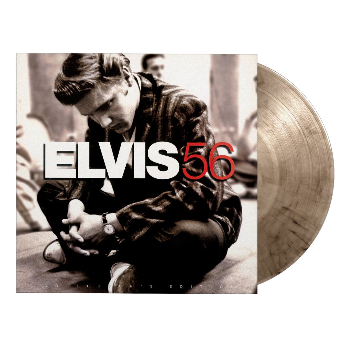 Presley, Elvis | Elvis '56 | 1LP Coloured Vinyl Clear & Black Marbled front cover