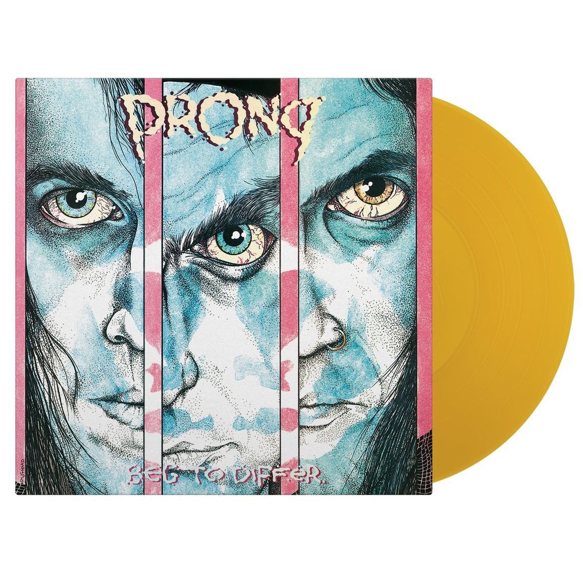 Prong | Beg To Differ | 1LP Coloured Vinyl Yellow front cover