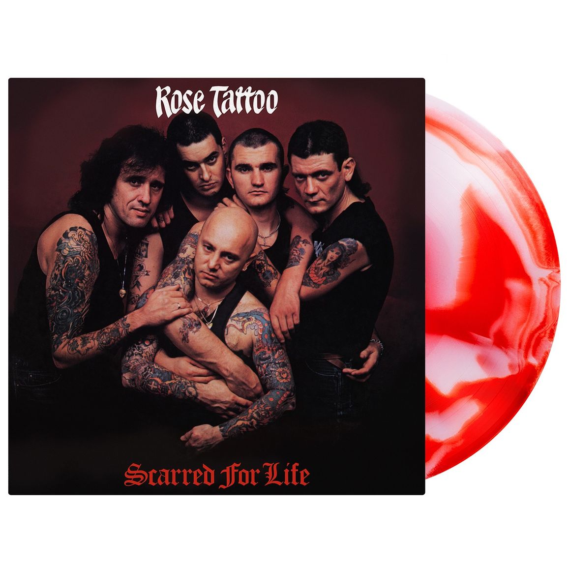 Rose Tattoo | Scarred For Life | 1LP Coloured Vinyl front cover