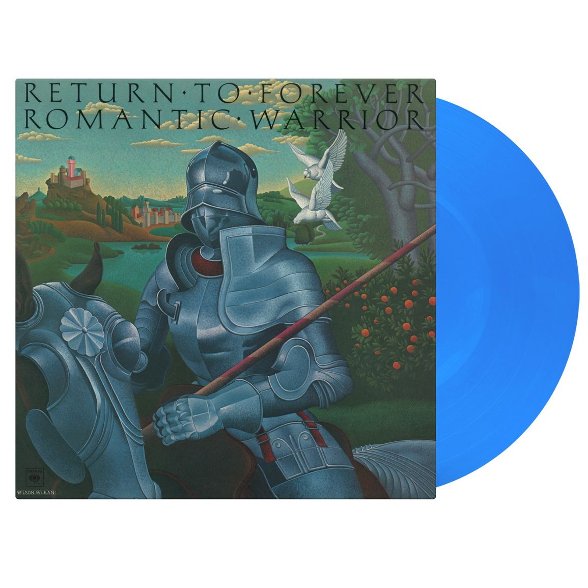 Return to Forever | Romantic Warrior | 1LP Coloured Vinyl Blue front cover