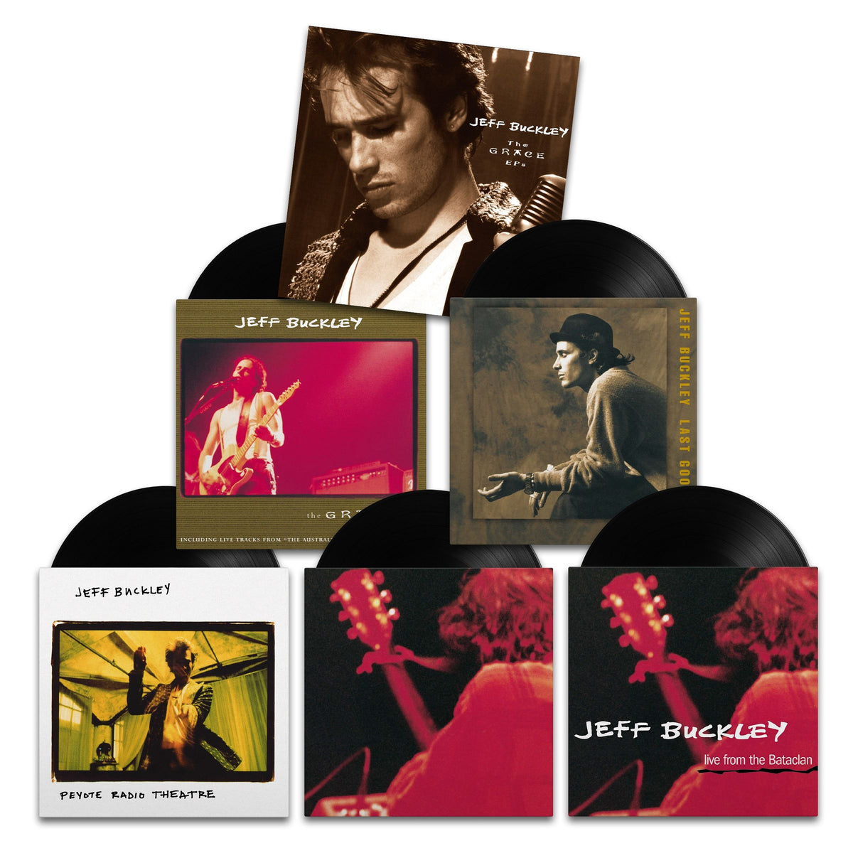 Jeff Buckley | The Grace EPs | 5 x 12 Inch Black Vinyl Box Set