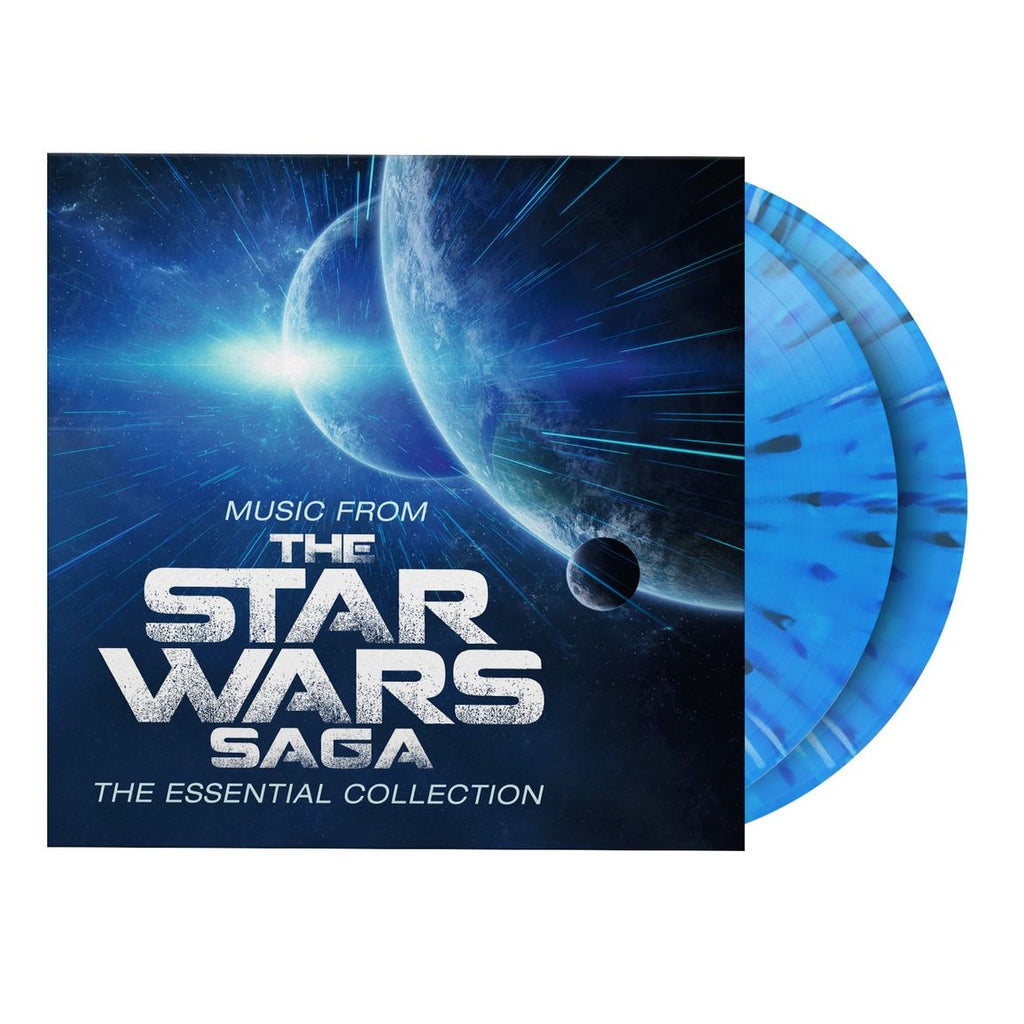 OST (Official Soundtrack) | Music From The Star Wars Saga | 2LP Coloured Vinyl Blue front cover